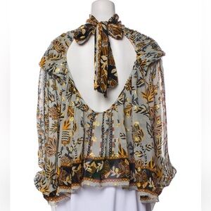 Like New Farm Rio Open Back Top